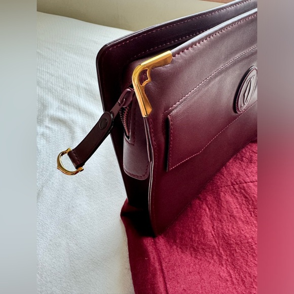 Firm price🔥Cartier LEATHER CLUTCH BAG - Picture 3 of 17